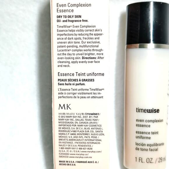 Timewise Even Complexion Essence Facial Cream1 oz. Oil Fragrance Free 029730 NEW - Picture 3 of 3